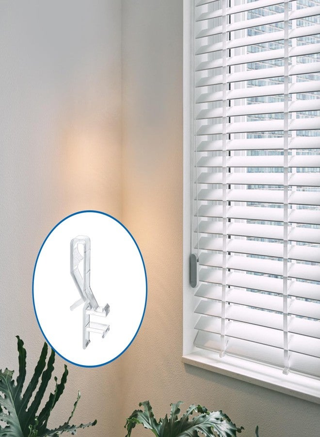 Binxus 30 Pcs Hidden Channel Valance Clips 1-7/8 Inch Clear Plastic Valance Clips for Blinds, Window Blind Clips, Blind Channel Cover Clips for Valance with a Groove in The Back (Clear) - Image 5